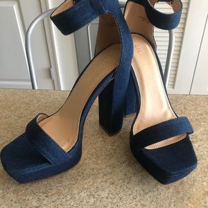 Denim Heels
